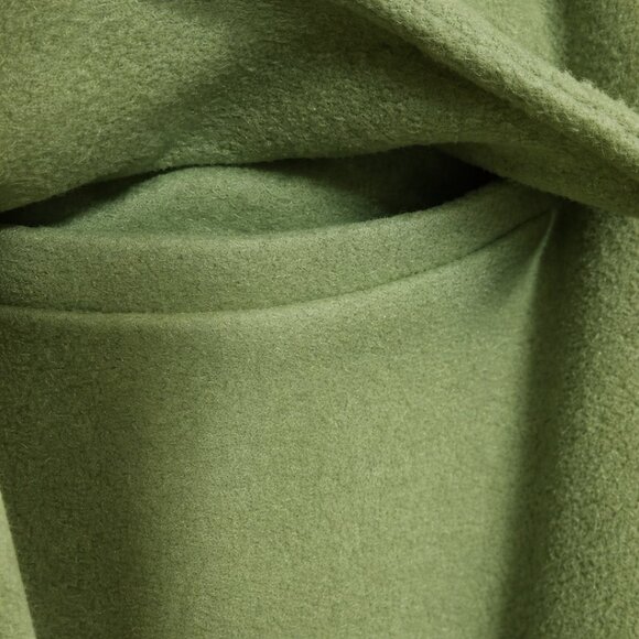 Vintage Boiled Wool Long Coat w/ Alpha Kappa Alpha Emblem | 1960s–80s - Picture 5 of 12